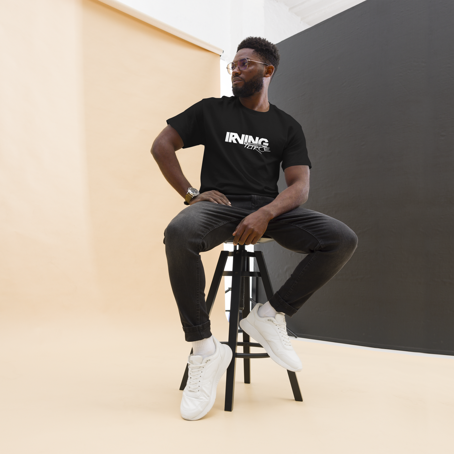 IRVING FORCE logo tee